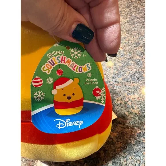 Disney Winnie The Pooh Christmas Squishmallow NWT - Picture 12 of 12